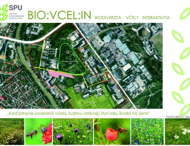 Projekt BIO:VCEL:IN v univerzitním areálu SPU Nitra