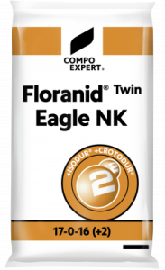Trávníkové hnojivo Floranid Twin Eagle NK 17+0+16(+2) - Dlouhodobá trávníková hnojiva