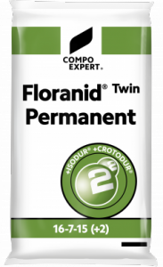 Trávníkové hnojivo Floranid Twin Permanent 16-7-15(+2+ME) - Dlouhodobá trávníková hnojiva