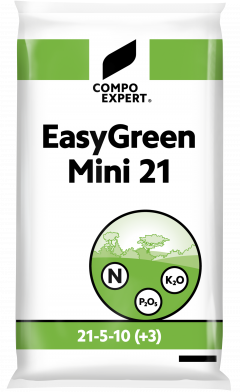 Trávníkové hnojivo EasyGreen Mini 21 21-5-10(+3+ME) - Dlouhodobá trávníková hnojiva