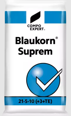 Trávníkové NPK hnojivo Blaukorn Suprem 21-5-10-3+ME - Univerzální kombinovaná hnojiva