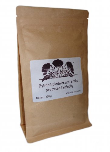 Bylinná biodiverzitní směs pro zelené střechy - Druhově pestré směsi